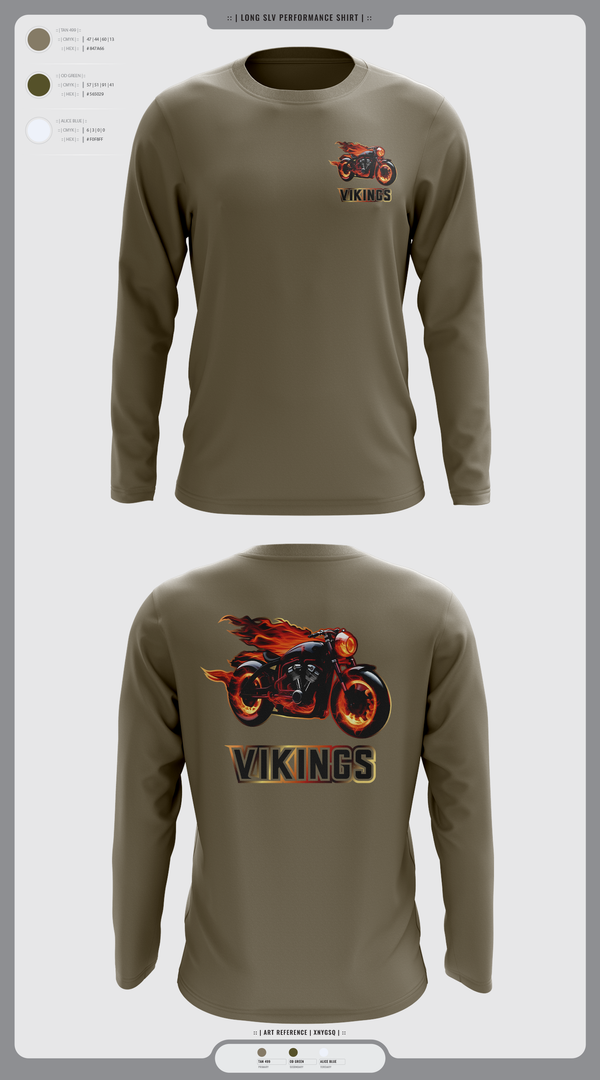 Long Sleeve Performance Shirt, Vikings, , Teamtime, Team time, sublimation, custom sports apparel, team uniforms, spirit wear, spiritwear, sports uniforms, custom shirts, team store, custom team store, fundraiser sports, apparel fundraiser