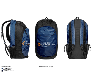 Gear Bag, Kaizen Grappling Foundation, Wrestling, Teamtime, Team time, sublimation, custom sports apparel, team uniforms, spirit wear, spiritwear, sports uniforms, custom shirts, team store, custom team store, fundraiser sports, apparel fundraiser