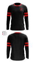 Lowville Academy High School Lacrosse 73515308 Long Sleeve Performance Shirt 1