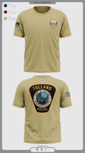 Tolland Police Department 15445764 Old School Cotton Feel Shirt - 3