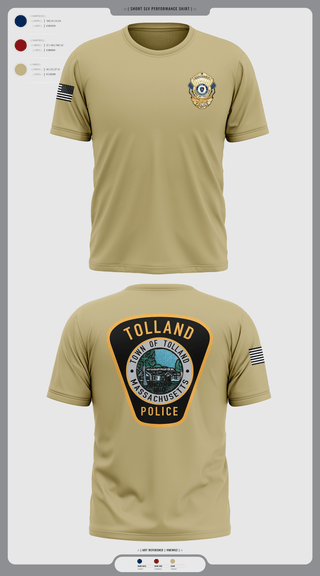 Old School Cotton Feel Shirt, Tolland Police Department, , Teamtime, Team time, sublimation, custom sports apparel, team uniforms, spirit wear, spiritwear, sports uniforms, custom shirts, team store, custom team store, fundraiser sports, apparel fundraiser