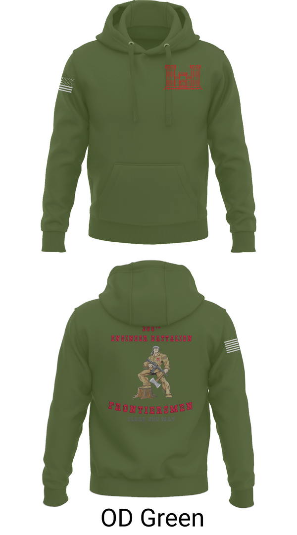 Hoodie, 206th EN BN, , Teamtime, Team time, sublimation, custom sports apparel, team uniforms, spirit wear, spiritwear, sports uniforms, custom shirts, team store, custom team store, fundraiser sports, apparel fundraiser