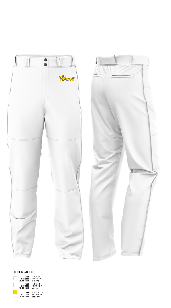 Baseball Pants, William S Hart Baseball and Softball, Baseball, Teamtime, Team time, sublimation, custom sports apparel, team uniforms, spirit wear, spiritwear, sports uniforms, custom shirts, team store, custom team store, fundraiser sports, apparel fundraiser