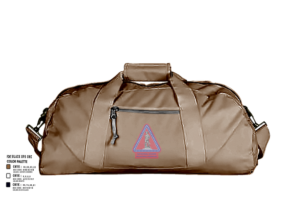 Duffle Bag, Recruiting and Retention Battalion, , Teamtime, Team time, sublimation, custom sports apparel, team uniforms, spirit wear, spiritwear, sports uniforms, custom shirts, team store, custom team store, fundraiser sports, apparel fundraiser