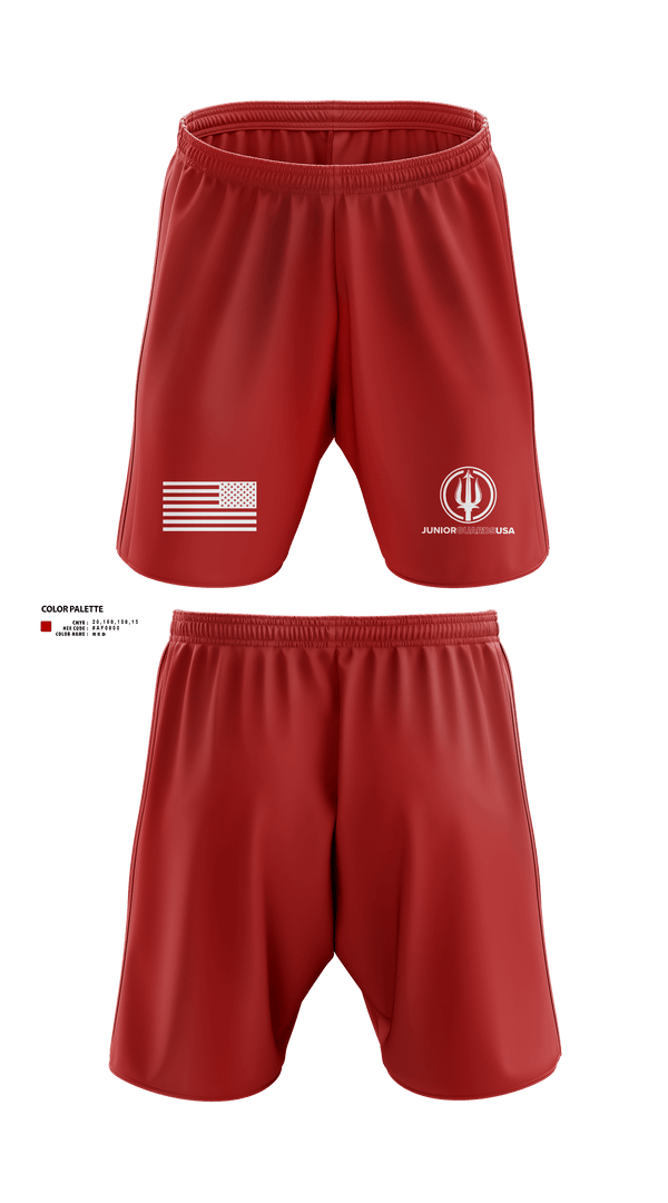 Athletic Shorts With Pockets, Junior Guards USA, Swimming, Teamtime, Team time, sublimation, custom sports apparel, team uniforms, spirit wear, spiritwear, sports uniforms, custom shirts, team store, custom team store, fundraiser sports, apparel fundraiser