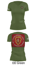 25th infantry division C-Btry 1/8 FA 8241745 Women's Short Sleeve V-neck Shirt - 48