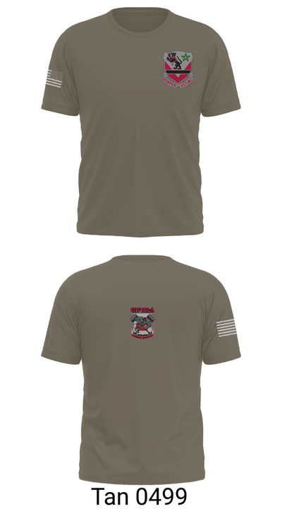 16th BEB 571st Company 8962391 Short Sleeve Performance Shirt - 76