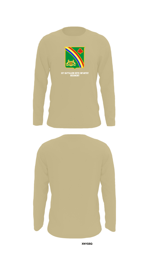 Long Sleeve Performance Shirt, 1st Battalion 69th Infantry Regiment, Army, Teamtime, Team time, sublimation, custom sports apparel, team uniforms, spirit wear, spiritwear, sports uniforms, custom shirts, team store, custom team store, fundraiser sports, apparel fundraiser