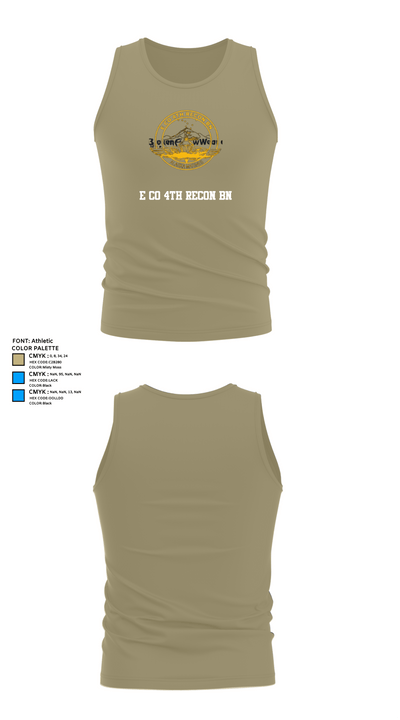 E Co 4th Recon BN 66844885 Tank Top - 99