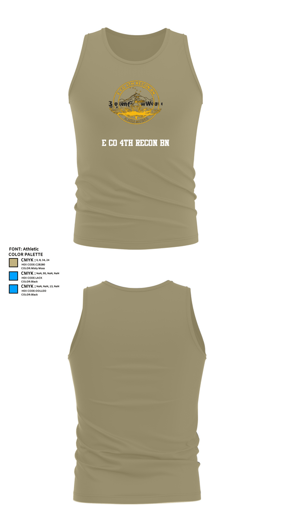 Tank Top, E Co 4th Recon BN, , Teamtime, Team time, sublimation, custom sports apparel, team uniforms, spirit wear, spiritwear, sports uniforms, custom shirts, team store, custom team store, fundraiser sports, apparel fundraiser
