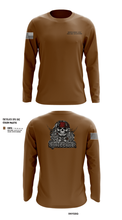 809tH MRBC 1st PLT 2nd SEC Sparrows 78111710 Long Sleeve Performance Shirt 31