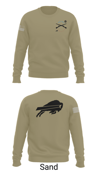 Crew Neck Sweatshirt, C TRP 2-101 CAV, , Teamtime, Team time, sublimation, custom sports apparel, team uniforms, spirit wear, spiritwear, sports uniforms, custom shirts, team store, custom team store, fundraiser sports, apparel fundraiser