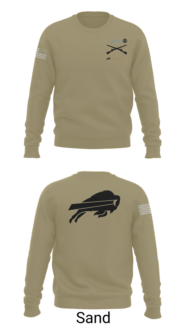 Crew Neck Sweatshirt, C TRP 2-101 CAV, , Teamtime, Team time, sublimation, custom sports apparel, team uniforms, spirit wear, spiritwear, sports uniforms, custom shirts, team store, custom team store, fundraiser sports, apparel fundraiser