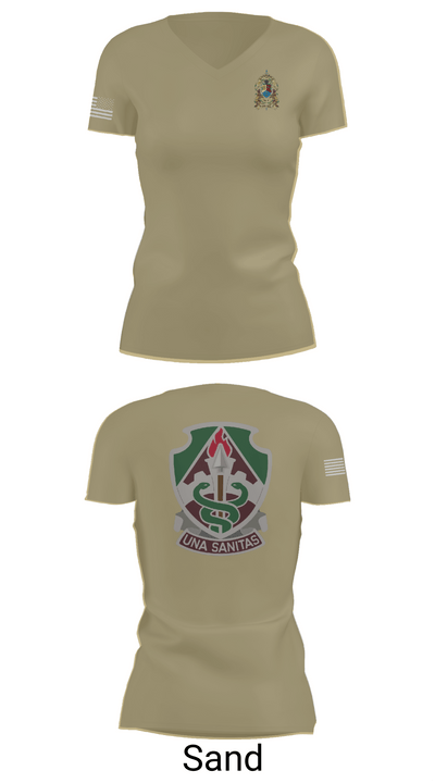 VRA- Fort Eustis Branch 87447712 Women's Short Sleeve V-neck Shirt - 88