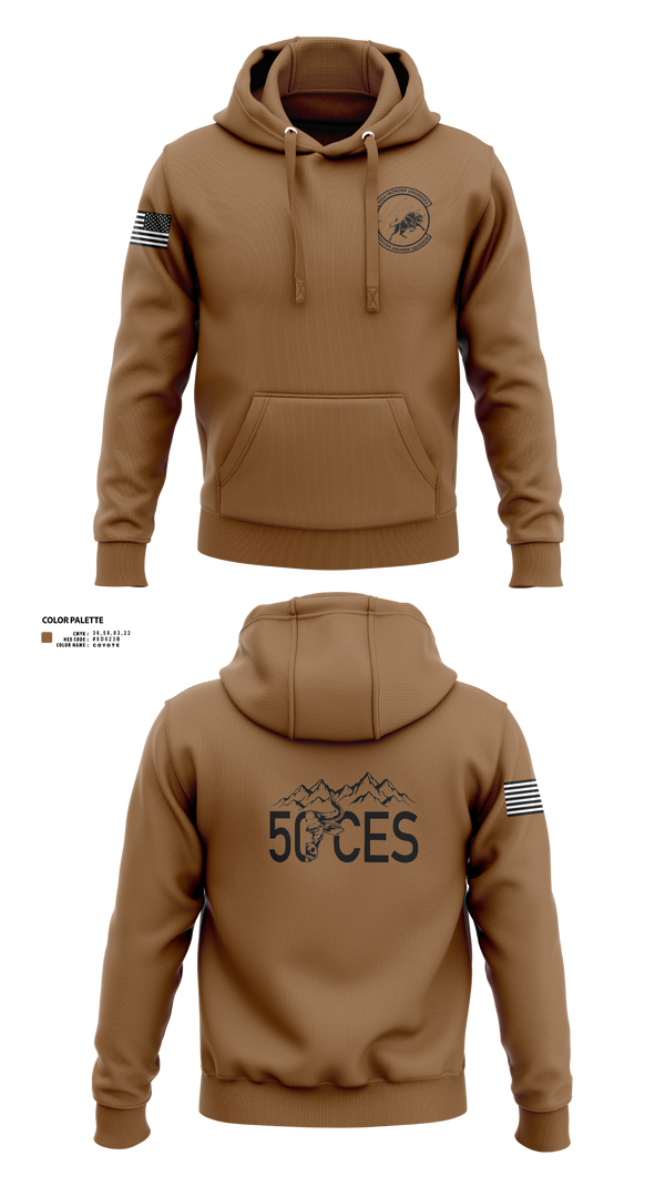 Hoodie, 50 CES, Air Force, Teamtime, Team time, sublimation, custom sports apparel, team uniforms, spirit wear, spiritwear, sports uniforms, custom shirts, team store, custom team store, fundraiser sports, apparel fundraiser