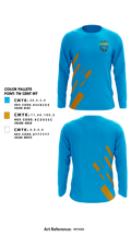 Detroit PAL Flag Football 4617701 Long Sleeve Performance Shirt 1