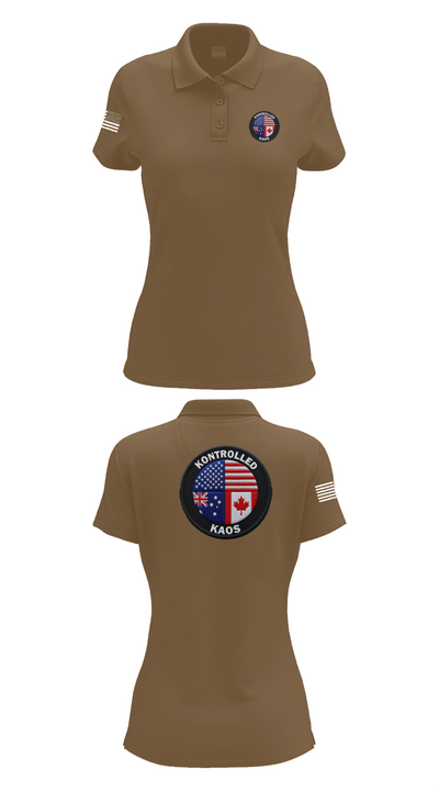 Kontrolled Kaos 4706470 Women's Short Sleeve Performance Polo  - 15