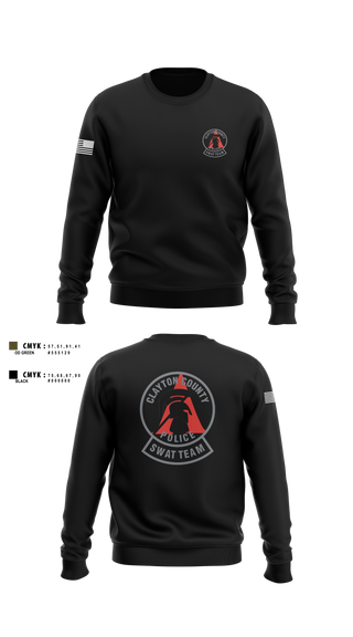 Crew Neck Sweatshirt, Clayton County Police SWAT Team, Police, Teamtime, Team time, sublimation, custom sports apparel, team uniforms, spirit wear, spiritwear, sports uniforms, custom shirts, team store, custom team store, fundraiser sports, apparel fundraiser