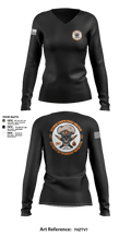 1/1 54829622 Women's Long Sleeve V-neck Shirt - 3