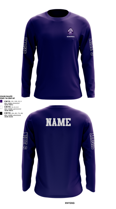 Northwest Magic Basketball 74207630 Long Sleeve Performance Shirt 6