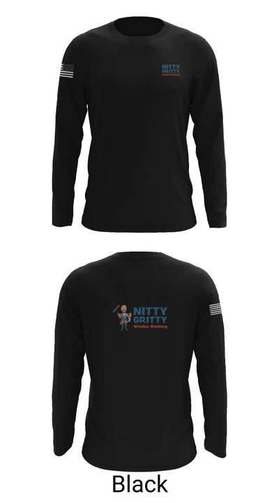 Nitty Gritty Window washing 58808848 Long Sleeve Performance Shirt 26