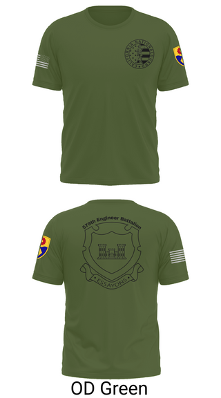 Old School Cotton Feel Shirt, 132d MRBC, 579th EN BN, 49th MP DIV, , Teamtime, Team time, sublimation, custom sports apparel, team uniforms, spirit wear, spiritwear, sports uniforms, custom shirts, team store, custom team store, fundraiser sports, apparel fundraiser