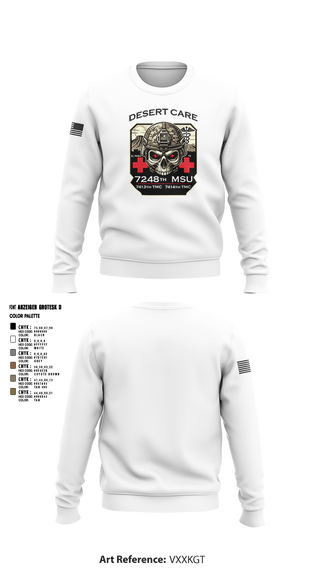 Crew Neck Sweatshirt, 7248th MSU, , Teamtime, Team time, sublimation, custom sports apparel, team uniforms, spirit wear, spiritwear, sports uniforms, custom shirts, team store, custom team store, fundraiser sports, apparel fundraiser