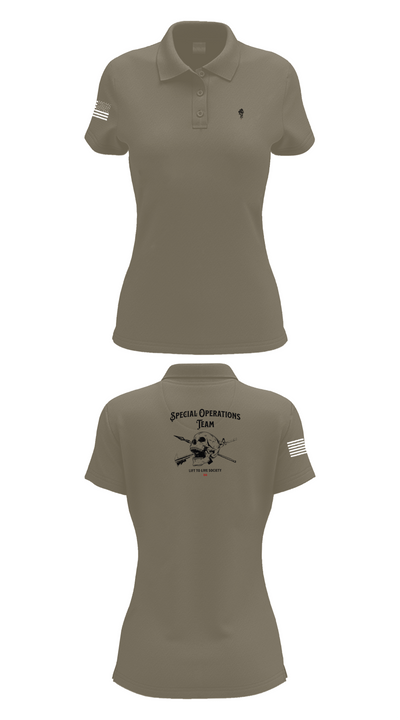 Special Operations Team 76879429 Women's Short Sleeve Performance Polo  - 71