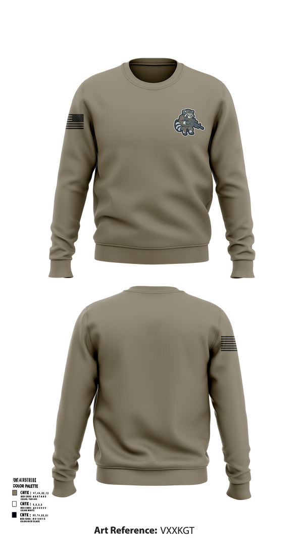 Crew Neck Sweatshirt, 441st Engineer Company, Army, Teamtime, Team time, sublimation, custom sports apparel, team uniforms, spirit wear, spiritwear, sports uniforms, custom shirts, team store, custom team store, fundraiser sports, apparel fundraiser