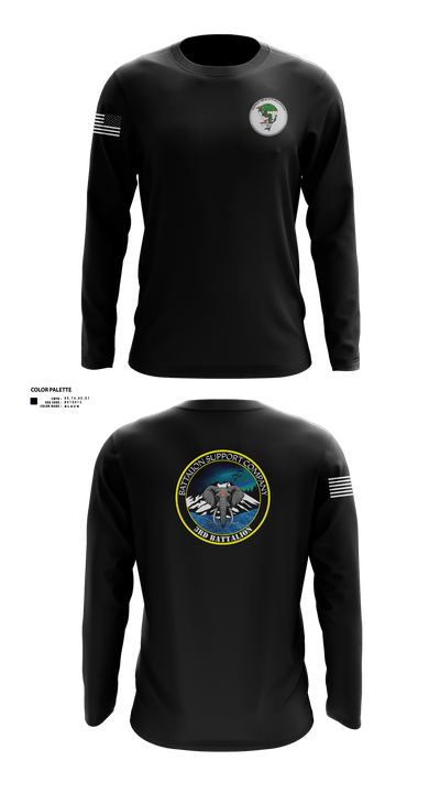 1SFG(A) 3rd BN BSC 68402160 Long Sleeve Performance Shirt 1