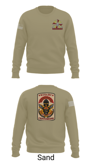 Crew Neck Sweatshirt, Kirk U.S. Army Health Clinic, , Teamtime, Team time, sublimation, custom sports apparel, team uniforms, spirit wear, spiritwear, sports uniforms, custom shirts, team store, custom team store, fundraiser sports, apparel fundraiser