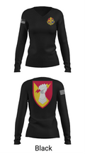 38th ADA BDE 15274491 Women's Long Sleeve V-neck Shirt - 37