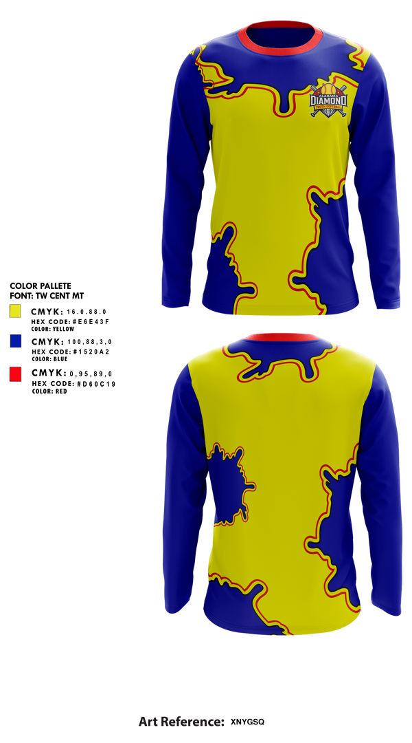 Long Sleeve Performance Shirt, Alabama Diamond Youth Softball, Softball, Teamtime, Team time, sublimation, custom sports apparel, team uniforms, spirit wear, spiritwear, sports uniforms, custom shirts, team store, custom team store, fundraiser sports, apparel fundraiser