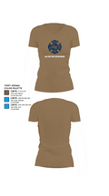 Dalton Fire Department 29083035 Women's Short Sleeve V-neck Shirt - 4