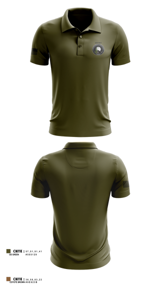 Short Sleeve Performance Polo, C CO 2-13th AVN REGT, Army, Teamtime, Team time, sublimation, custom sports apparel, team uniforms, spirit wear, spiritwear, sports uniforms, custom shirts, team store, custom team store, fundraiser sports, apparel fundraiser