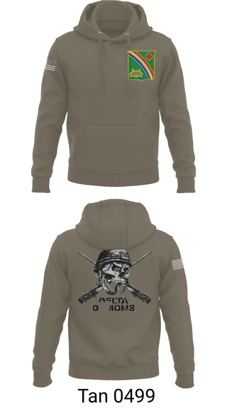 Hoodie, 1st Battalion 69th Infantry Regiment, Army, Teamtime, Team time, sublimation, custom sports apparel, team uniforms, spirit wear, spiritwear, sports uniforms, custom shirts, team store, custom team store, fundraiser sports, apparel fundraiser