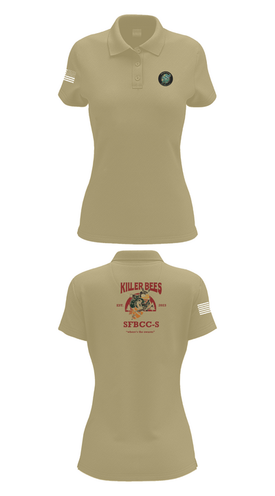 1SFG(A), 3rd BN, BSC 1945772 Women's Short Sleeve Performance Polo  - 95