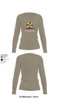 Kirk U.S. Army Health Clinic 36781561 Women's Long Sleeve V-neck Shirt - 62