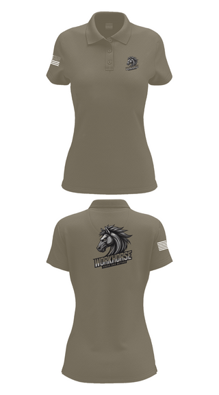 Womens Short Sleeve Performance Polo, 224th MI, Army, Teamtime, Team time, sublimation, custom sports apparel, team uniforms, spirit wear, spiritwear, sports uniforms, custom shirts, team store, custom team store, fundraiser sports, apparel fundraiser
