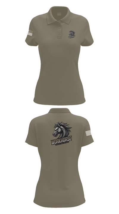 224th MI 54422647 Women's Short Sleeve Performance Polo  - 75