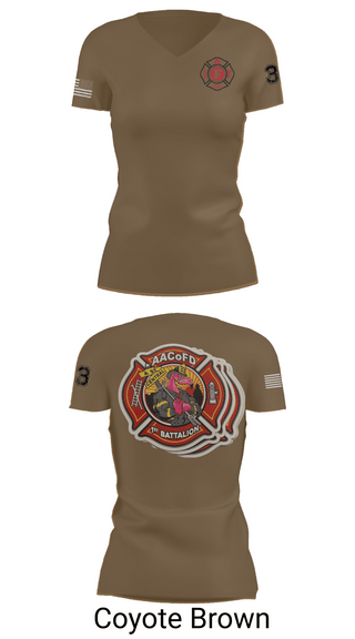Womens Short Sleeve Vneck Shirt, Glen Burnie, Fire Department, Teamtime, Team time, sublimation, custom sports apparel, team uniforms, spirit wear, spiritwear, sports uniforms, custom shirts, team store, custom team store, fundraiser sports, apparel fundraiser