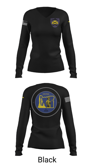 Womens Long Sleeve Vneck Shirt, JFHQ, Army, Teamtime, Team time, sublimation, custom sports apparel, team uniforms, spirit wear, spiritwear, sports uniforms, custom shirts, team store, custom team store, fundraiser sports, apparel fundraiser