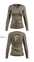 Seabee Wifes 97636160 Women's Long Sleeve V-neck Shirt - 2 (1)