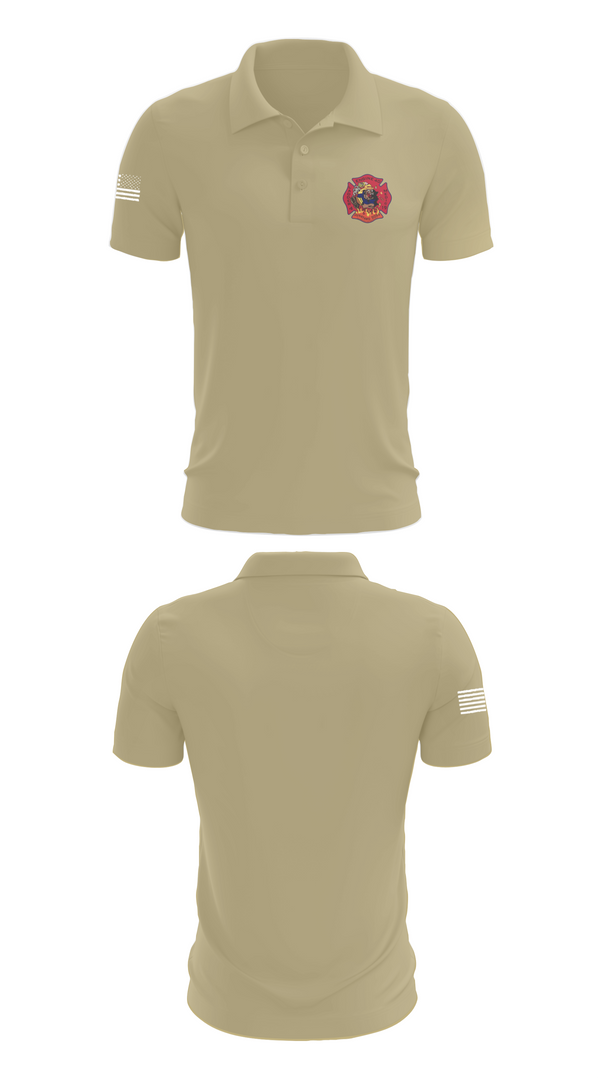 Short Sleeve Performance Polo, Engine 40 Ladder 4 Medic 19, , Teamtime, Team time, sublimation, custom sports apparel, team uniforms, spirit wear, spiritwear, sports uniforms, custom shirts, team store, custom team store, fundraiser sports, apparel fundraiser