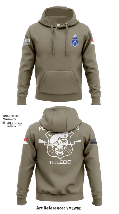Pershing Rifles Troop L-1 10347059 Hoodie - 153