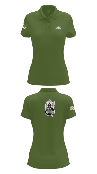 HHC Mortars 63835758 Women's Short Sleeve Performance Polo  - 55