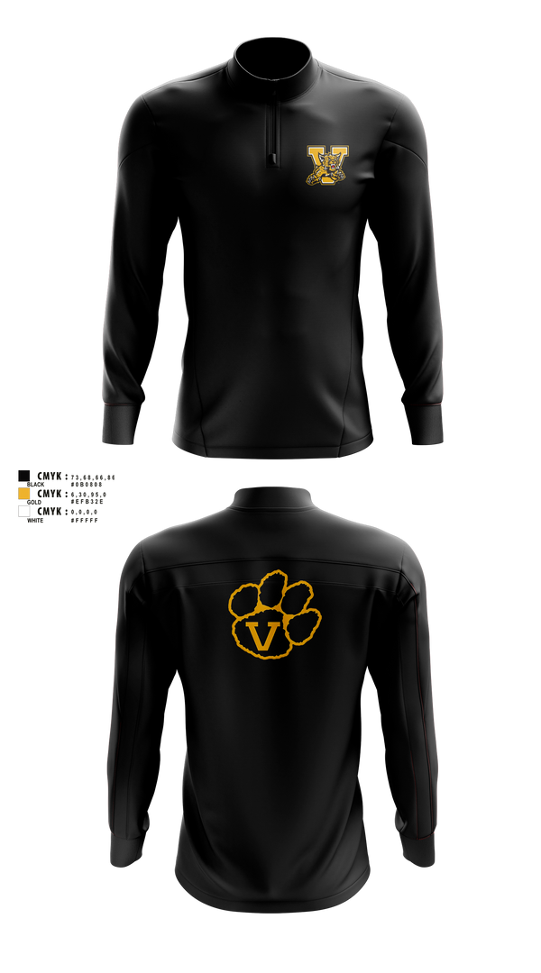 Quarter Zip Jacket, Valdosta High School Tennis, Tennis, Teamtime, Team time, sublimation, custom sports apparel, team uniforms, spirit wear, spiritwear, sports uniforms, custom shirts, team store, custom team store, fundraiser sports, apparel fundraiser