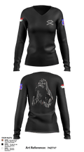 3-6 FA 94514876 Women's Long Sleeve V-neck Shirt - 3