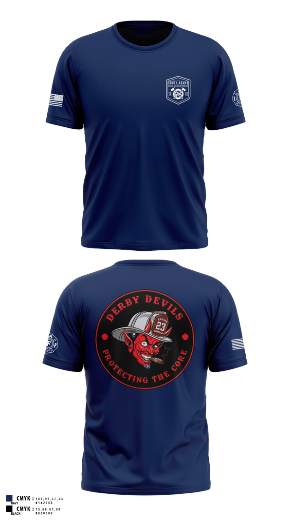 Short Sleeve Performance Shirt, South Adams County FD, Fire Department, Teamtime, Team time, sublimation, custom sports apparel, team uniforms, spirit wear, spiritwear, sports uniforms, custom shirts, team store, custom team store, fundraiser sports, apparel fundraiser