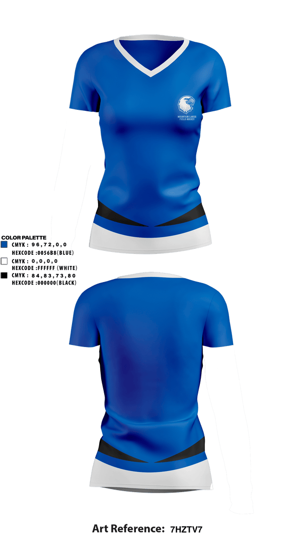 Womens Short Sleeve Vneck Shirt, Exeter Township Senior High School Field Hockey, Field Hockey, Teamtime, Team time, sublimation, custom sports apparel, team uniforms, spirit wear, spiritwear, sports uniforms, custom shirts, team store, custom team store, fundraiser sports, apparel fundraiser